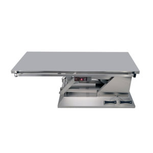 TA701000 Table chirurgie plateau chauffant plat inox 1400x530 (Proclive - déclive électrique) N1