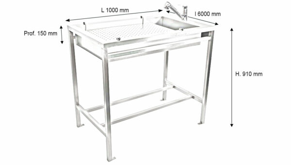 TA170050 Table Preparation Plateau Perfore